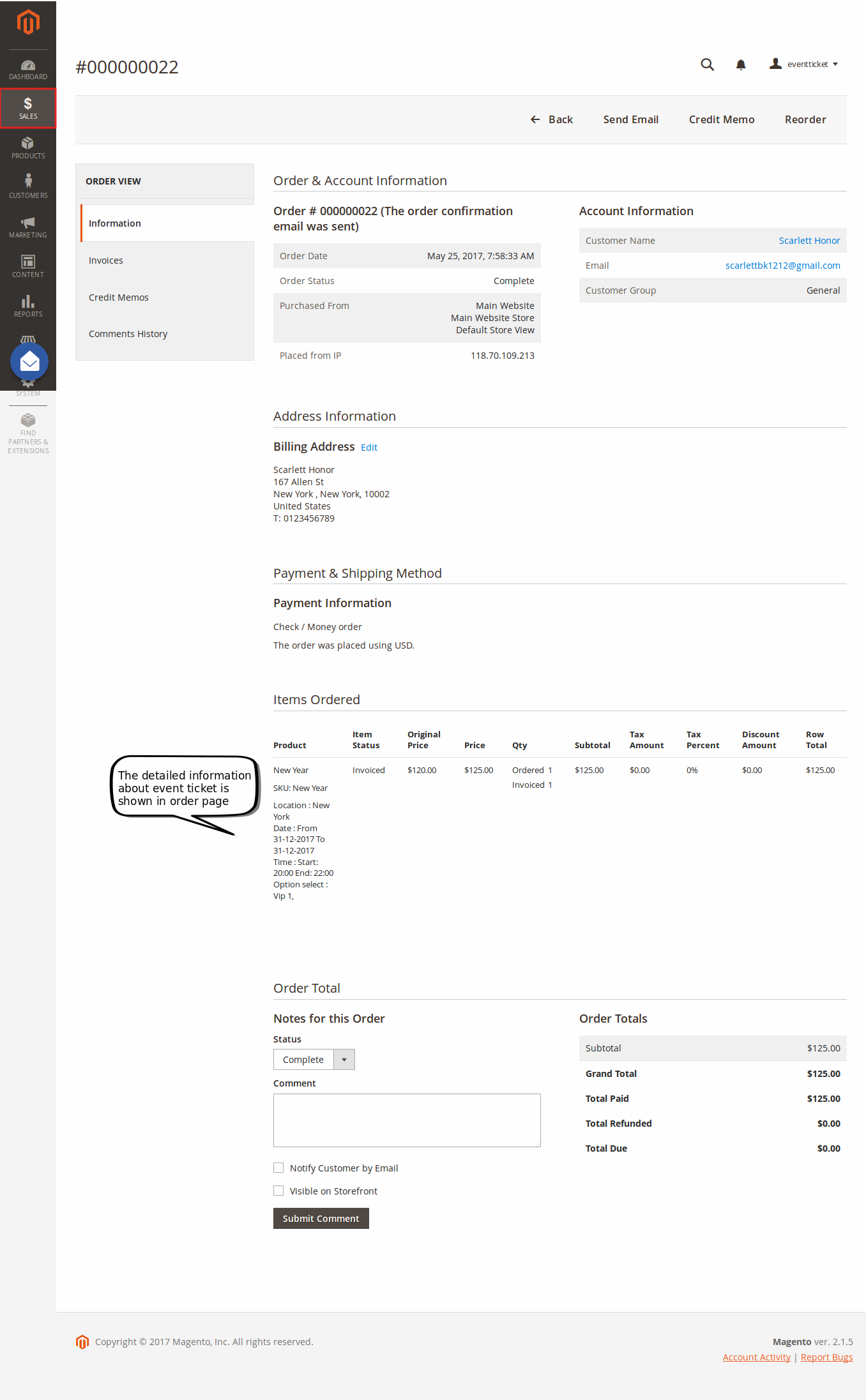 Documentation > 2. Event Tickets User Guide > Magento-2-Event-Ticket-Order.png