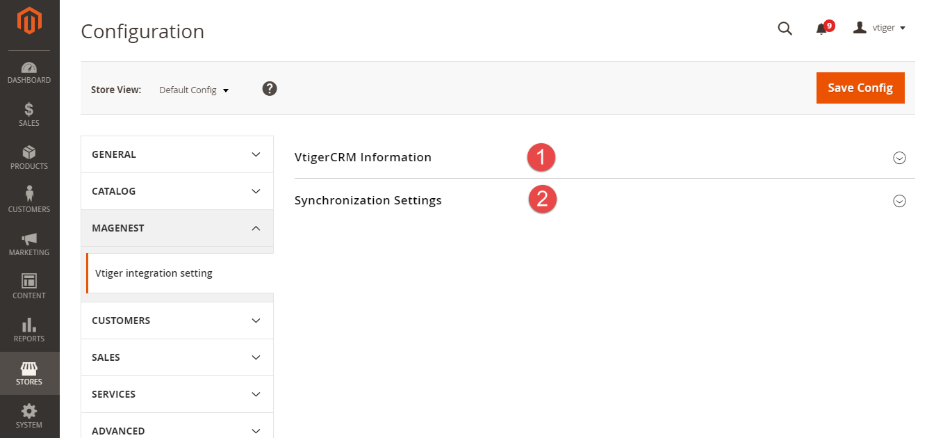 Documentation > 2. Vtiger CRM Integration User Guides > 02-Magenest-Vtiger-CRM-Integration-Menu-2.png