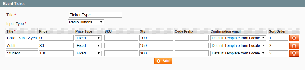 Documentation > Magento Event Tickets > 6.png (Ticket types) Magento tickets extension
