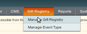 Documentation > Magento Gift Registry > woocoomerce-gift-registry-admin-menu-1.png (Installation) Magento gift registry extension