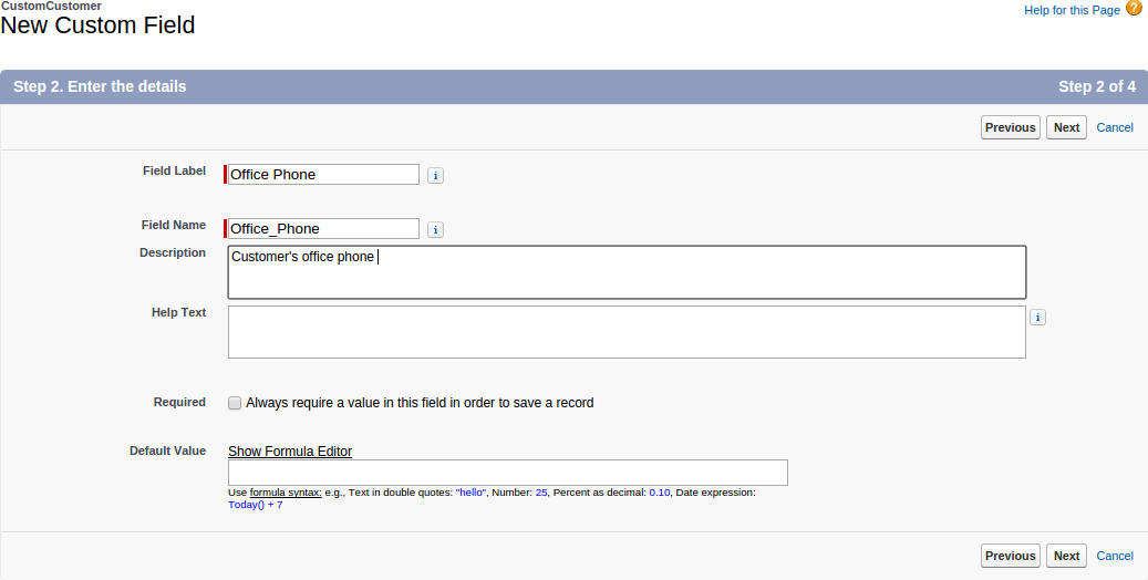 Documentation > 2. Magento Salesforce CRM Integration User Guides > 32.png (new custom field) salesforce magento synchronize