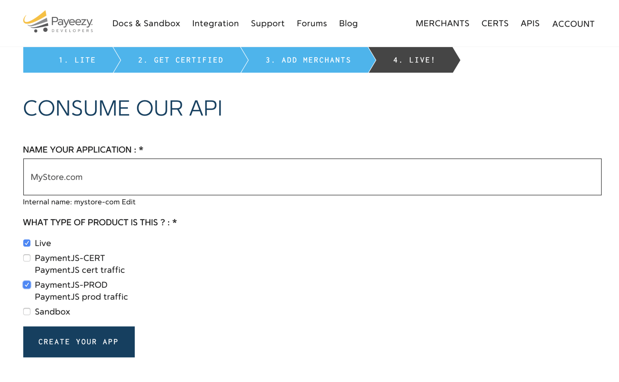 Documentation > 2. Payeezy Payment Gateway User Guide > 3.png