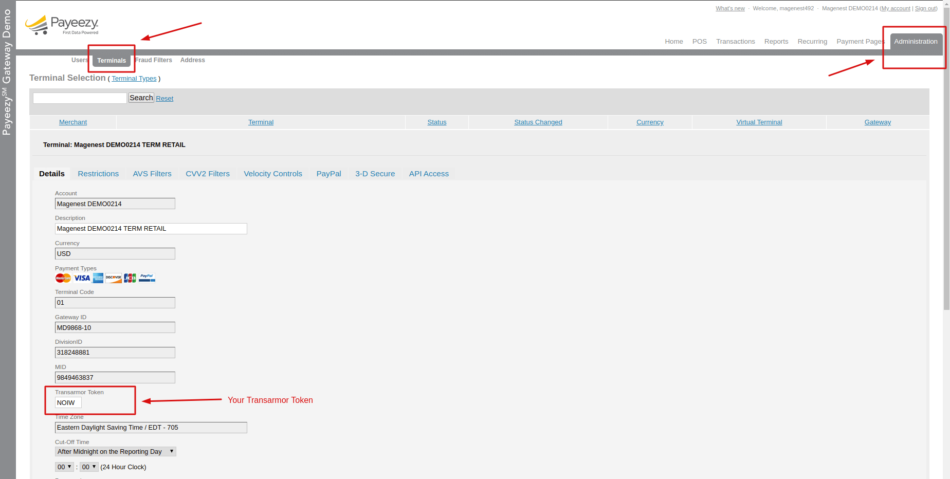 Documentation > 2. Payeezy Payment Gateway User Guide > 7.png
