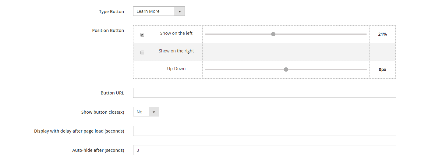 Documentation > Popup Integration for Magento 2 User Guide > Button-Bar-settings.png