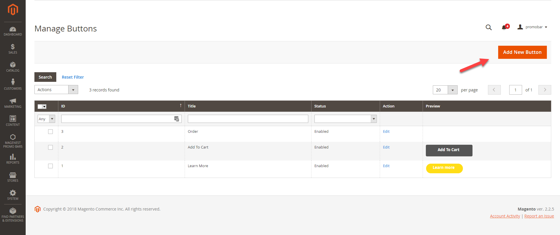 Documentation > Popup Integration for Magento 2 User Guide > manage-buttons.png
