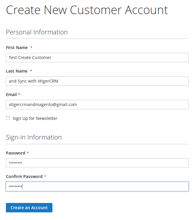 Documentation > Vtiger CRM Integration > 04-create-customer.png