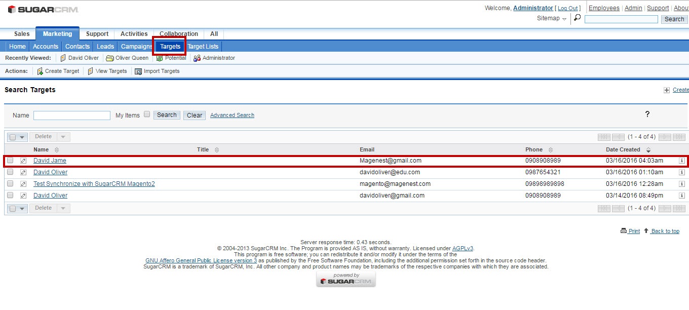 Documentation > Sugar CRM Integration > booksugar.jpg